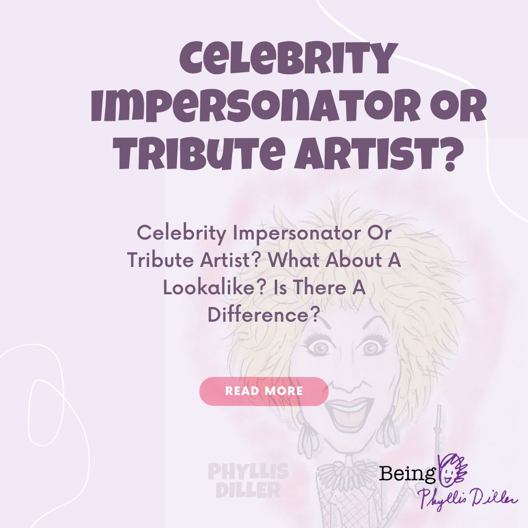 What's the difference between a celebrity impersonator and a tribute artist?