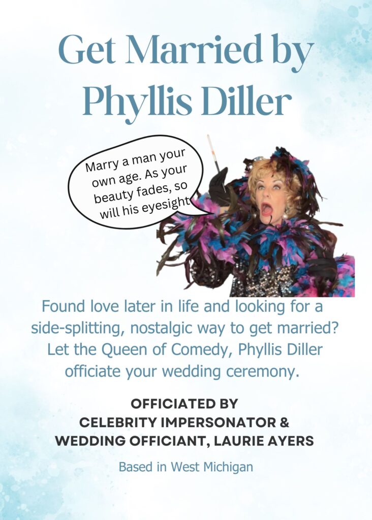 phyllis diller wedding officiant